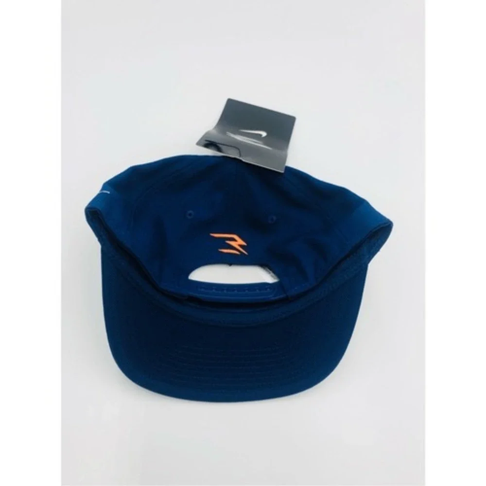 Nike Russell Wilson Youth Snapback Hat Navy Blue Orange‎ Embroidered Logo Cap